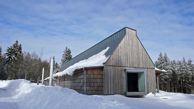 Waldhaus Mehlmeisel, Ostfassade