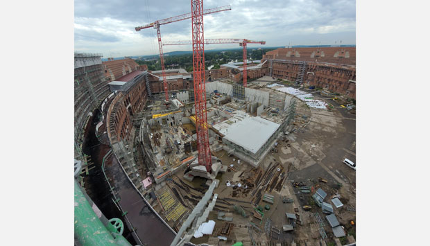 Kongresshalle Sanierung Dach